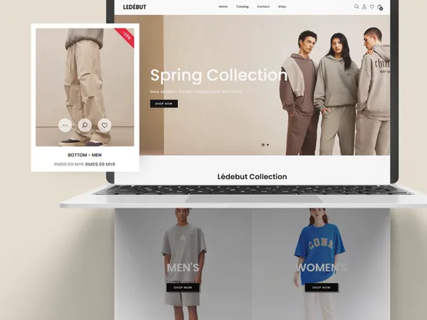 Ledebut website